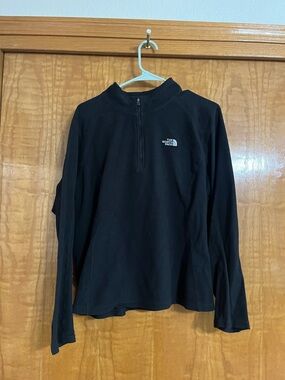The North Face Black Half-Zip Fleece Pullover